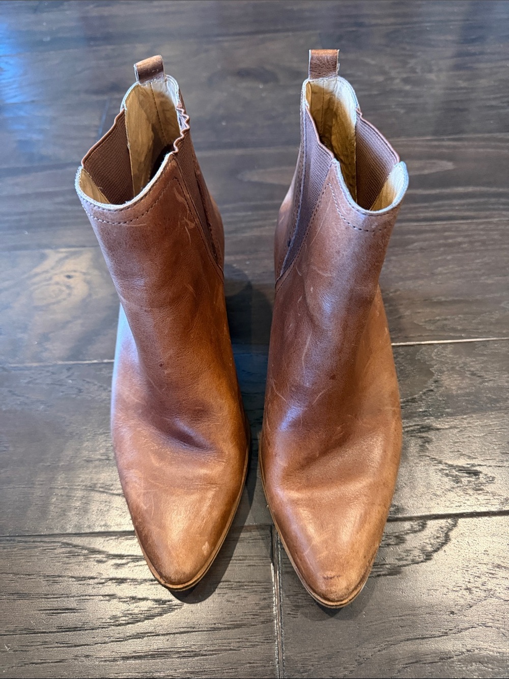Lucky Brand Men's Tan Leather Chukka Boots